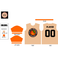 Rockford Peaches Official Away Jersey