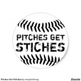 Pitches Get Stitches Logo